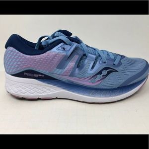 Saucony Womens Blue Running Sneakers Size 9 (40.5)